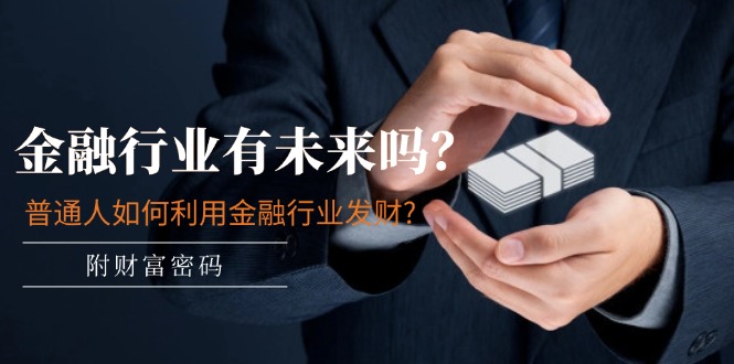 公众号付费文章：金融行业有未来吗？普通人如何利用金融行业发财?(附财富密码)-网创资源总站