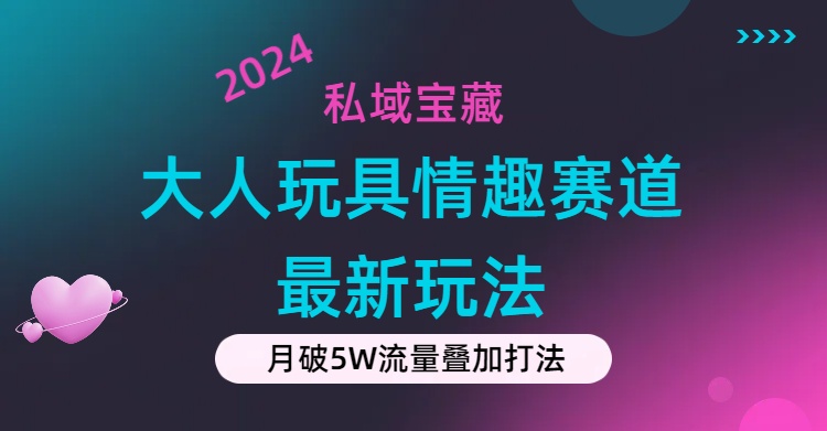 （11541期）私域宝藏：大人玩具情趣赛道合规新玩法，零投入，私域超高流量成单率高-网创资源总站