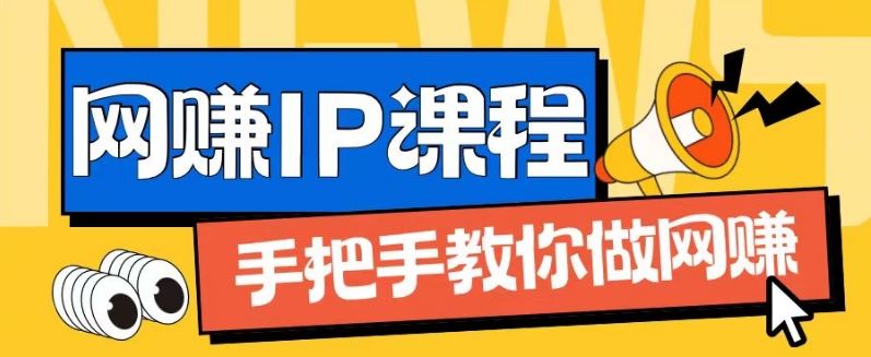 ip合伙人打造1.0，从0到1教你做网创，实现月入过万【揭秘】-网创资源总站
