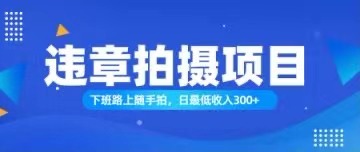 （11698期）随手拍也能赚钱？对的日入300+-网创资源总站