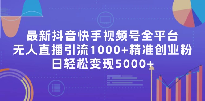 （11970期）最新抖音快手视频号全平台无人直播引流1000+精准创业粉，日轻松变现5000+-网创资源总站