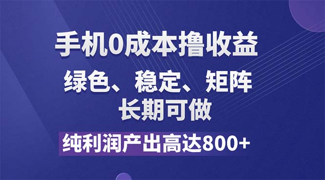 （11976期）纯利润高达800+，手机0成本撸羊毛，项目纯绿色，可稳定长期操作！-网创资源总站