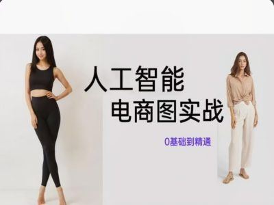 人工智能SD电商图实战，ai绘图0基础到精通-网创资源总站