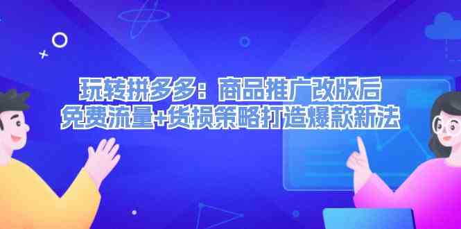 玩转拼多多：商品推广改版后免费流量+货损策略打造爆款新法-网创资源总站