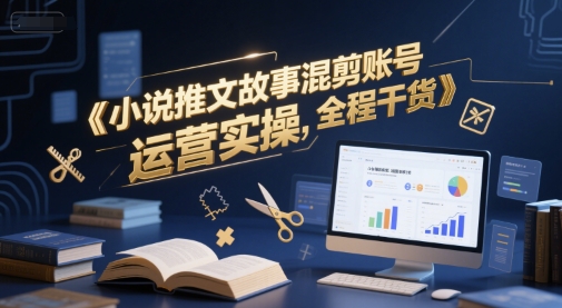 小说推文故事混剪账号运营实操，全程干货-网创资源总站
