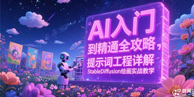 AI入门到精通全攻略，提示词工程详解，StableDiffusion绘画实战教学-网创资源总站