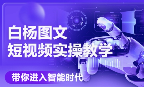 白杨老师·Ai图文短视频实操课(更新6月)-网创资源总站