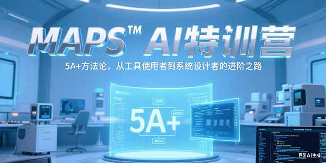 MAPSAI特训营，掌握 5A+方法论，从工具使用者到系统设计者的进阶之路-网创资源总站
