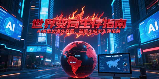 付费文章《世界变局生存指南，AI转型加海外突围，破解小城市生存陷阱》-网创资源总站