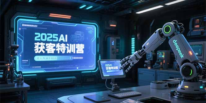 2025AI获客特训营，AI图文视频全制作，deepseek工具实操教学-网创资源总站