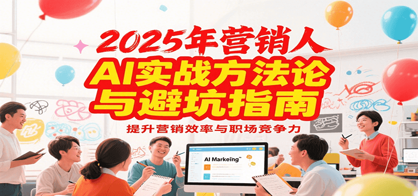 2025年营销实战方法论与避坑指南，利用AI提升营销效率与职场竞争力-网创资源总站