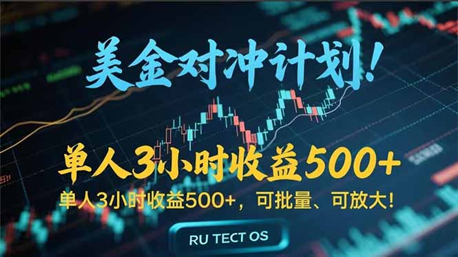 长久稳定的撸美金项目，平均3小时收入 500+，可公司实地考察实地操作！-网创资源总站