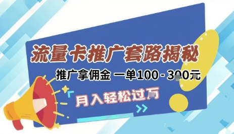 2025年外面卖1500的流量卡项目最新玩法，绿色无门槛对新手非常友好，日入3张+-网创资源总站
