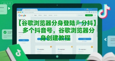 谷歌浏览器分身登陆多个抖音号，谷歌浏览器分身创建教程-网创资源总站